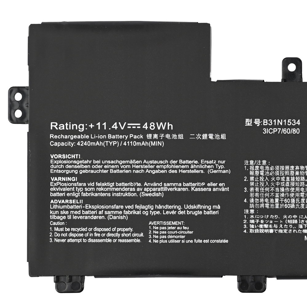 Baterija za laptop Asus Zenbook UX510 UX510UW UX510UX B31N1534 Series HQ2200 M