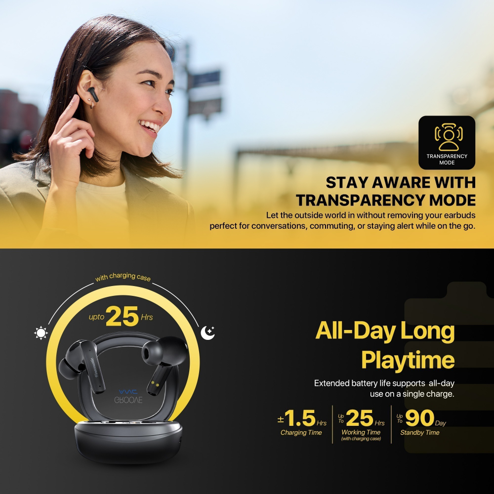 Bluetooth slusalice Fantech FT20 Groove ANC crne
