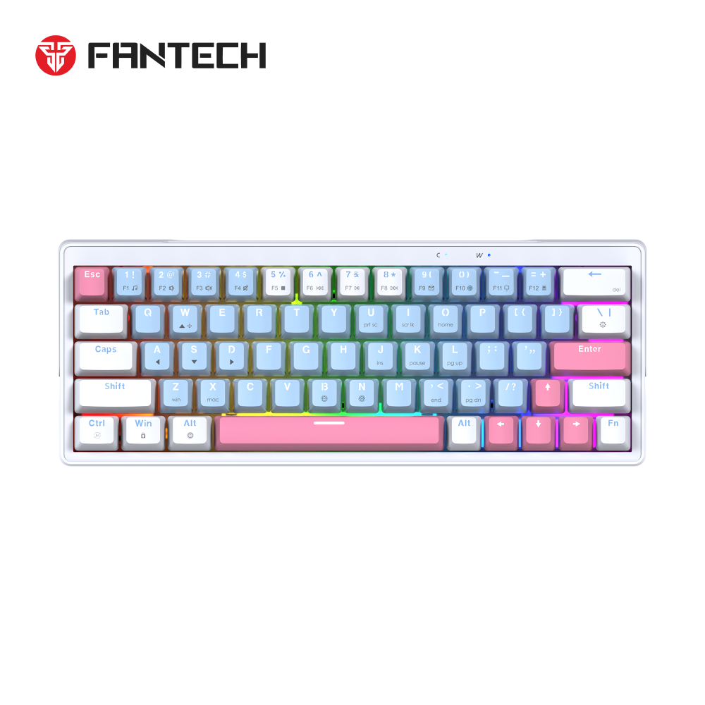 Tastatura Mehanicka Gaming Fantech MK611 Atom x63 AME plava (rosie switch)