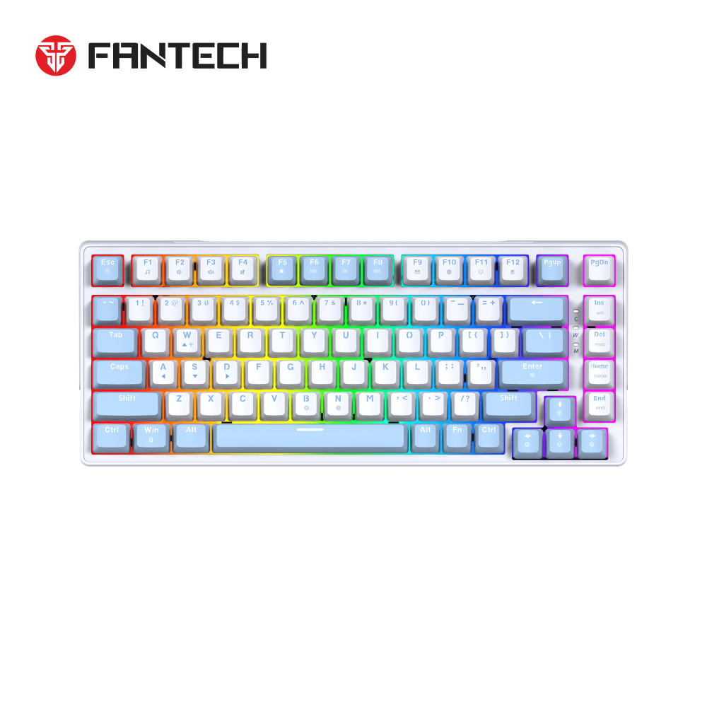 Tastatura Mehanicka Gaming Fantech MK612 Atom x83 AME bela (rosie switch)