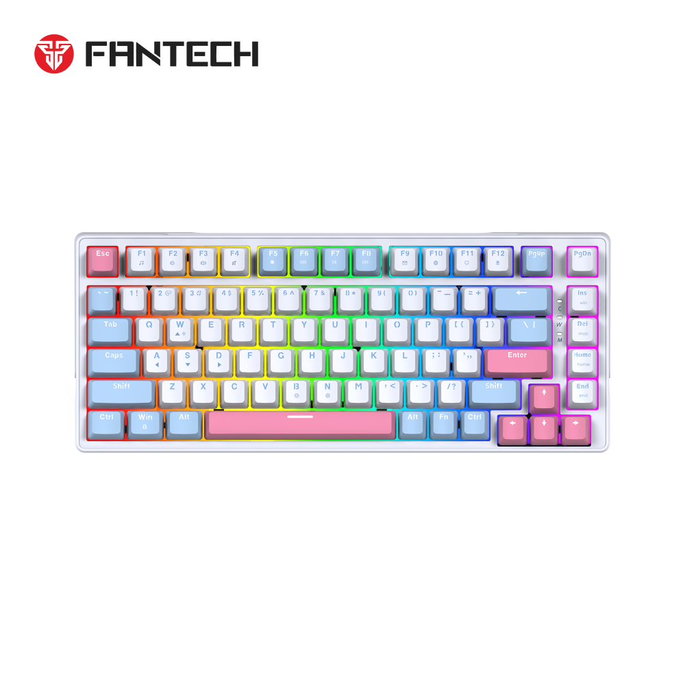 Tastatura Mehanicka Gaming Fantech MK612 Atom x83 AME bela (taro switch)
