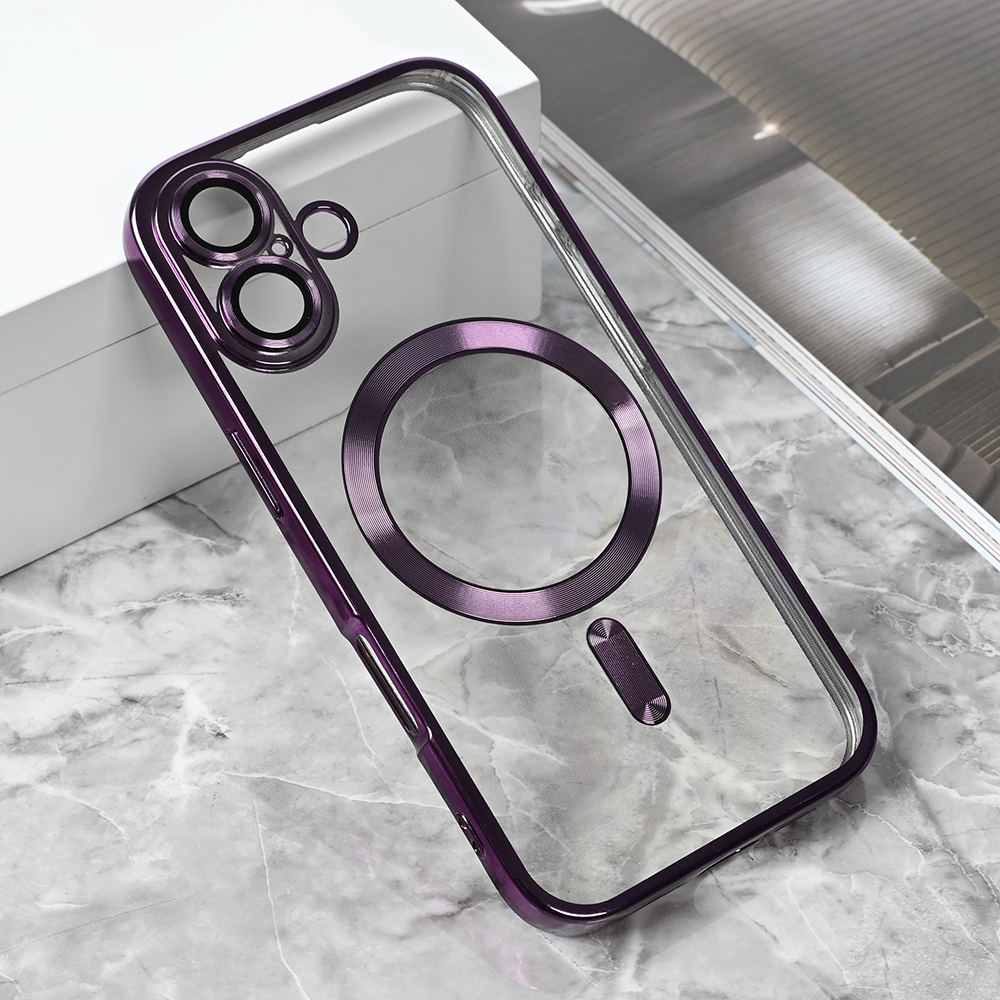 Torbica Magsafe Lux za iPhone 17 6.3 ljubicasta