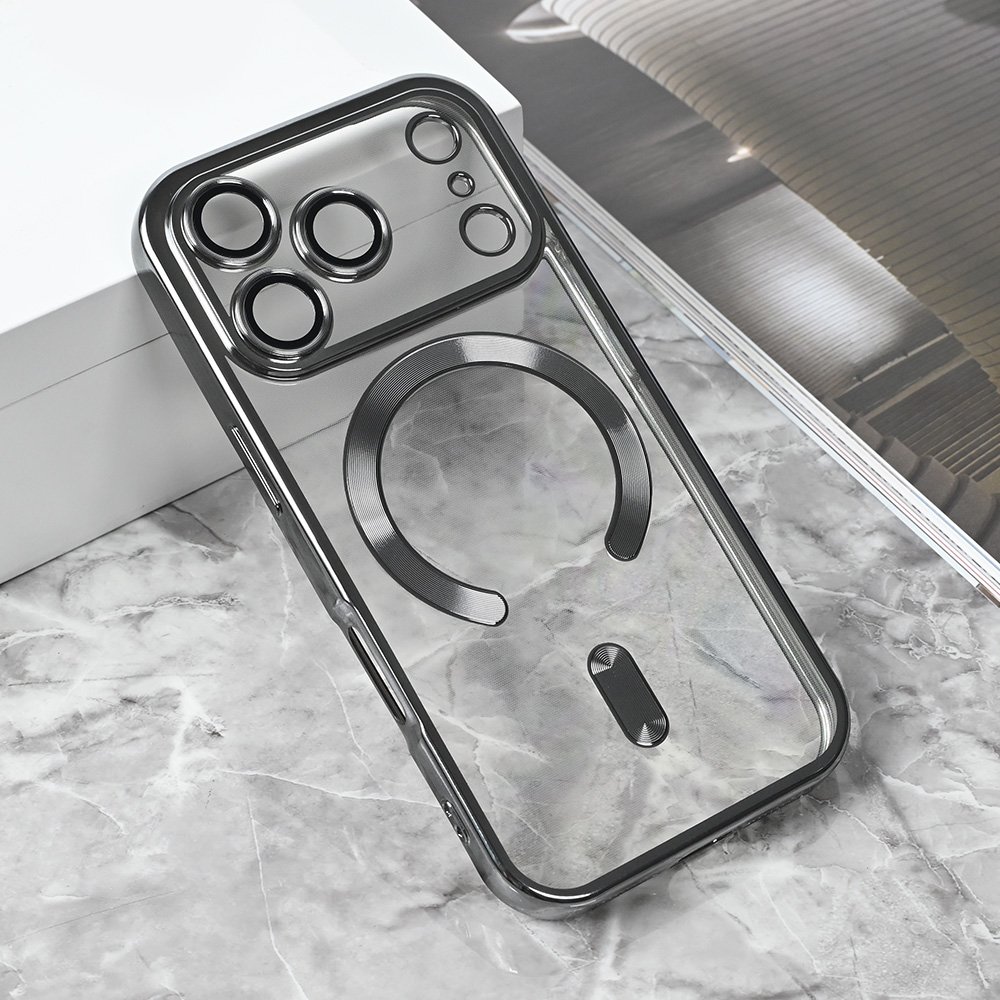 Torbica Magsafe Lux za iPhone 17 Pro 6.3 siva
