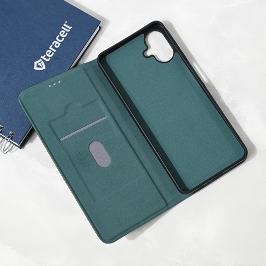 Torbica Teracell Elegant Flip za Samsung A065F/A075F Galaxy A06/A07 tamno zelena