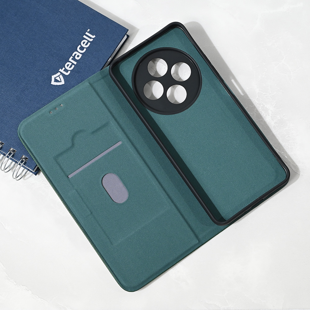 Torbica Teracell Elegant Flip za Xiaomi Redmi 14C/Redmi A4 tamno zelena