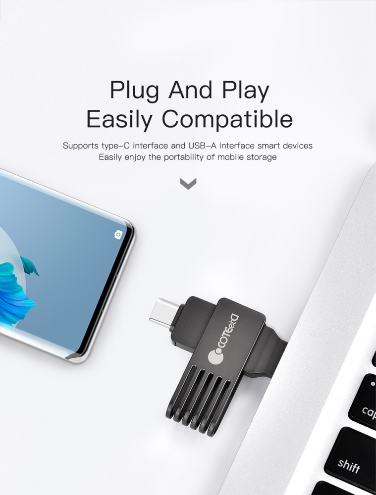 USB flash memorija Coteci CS8833 128GB USB 3.0/Type C