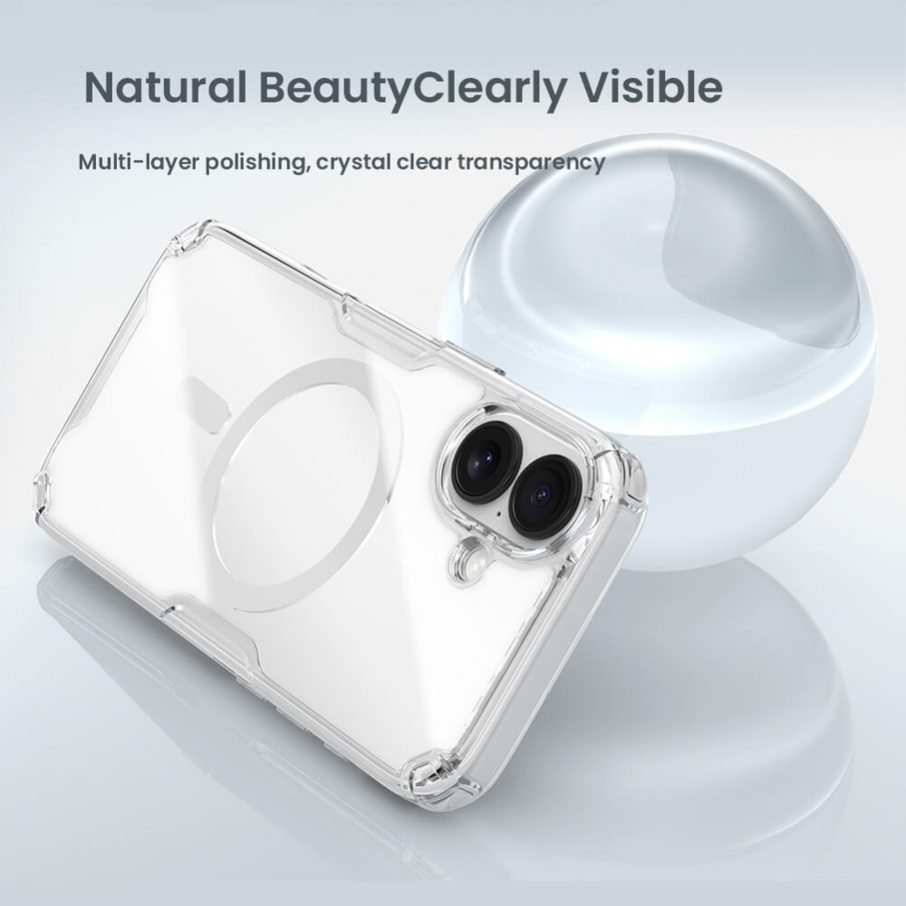 Torbica Nillkin Nature Pro Magnetic za iPhone 17 6.3 transparent