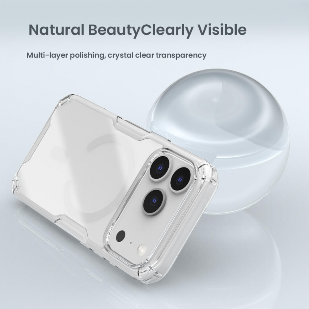 Torbica Nillkin Nature Pro Magnetic za iPhone 17 Pro 6.3 transparent