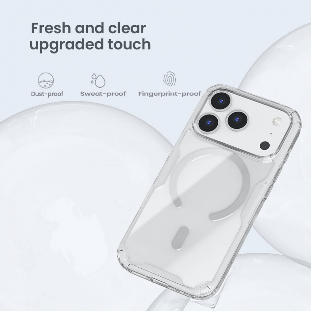 Torbica Nillkin Nature Pro Magnetic za iPhone 17 Pro 6.3 transparent