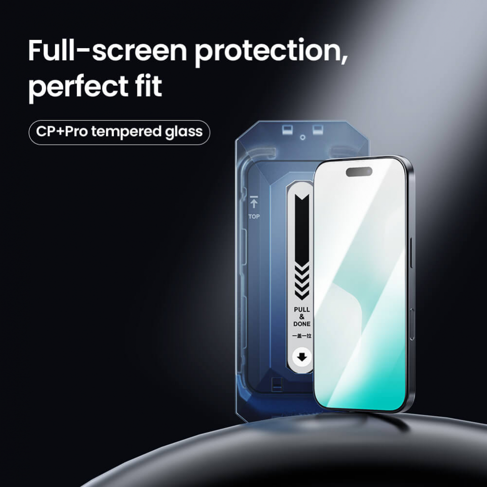 Zastitno staklo Tempered glass Nillkin CP+ Pro za iPhone 17 Air 6.6 crni (sa kalupom)