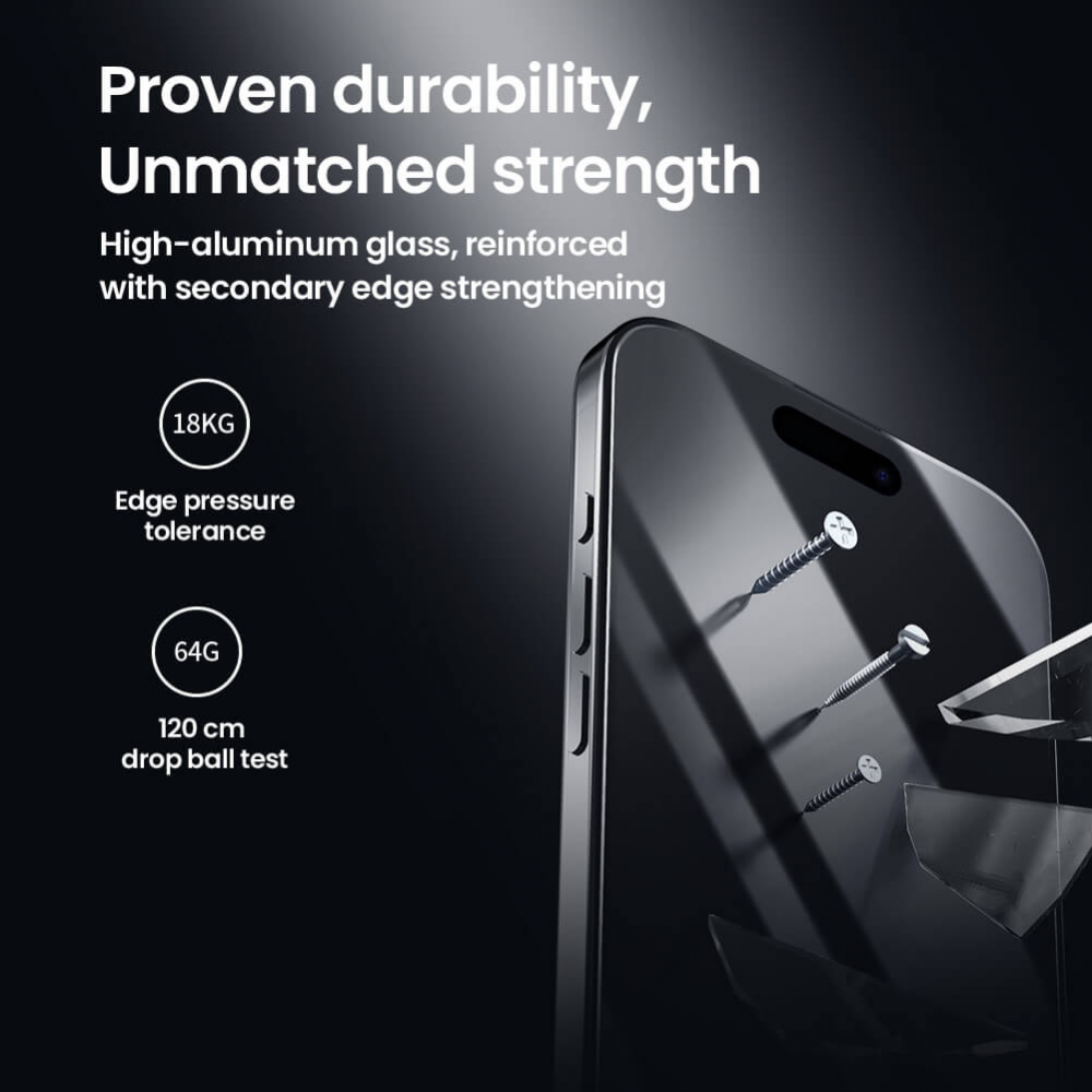 Zastitno staklo Tempered glass Nillkin CP+ Pro za iPhone 17 Pro 6.3 crni (sa kalupom)