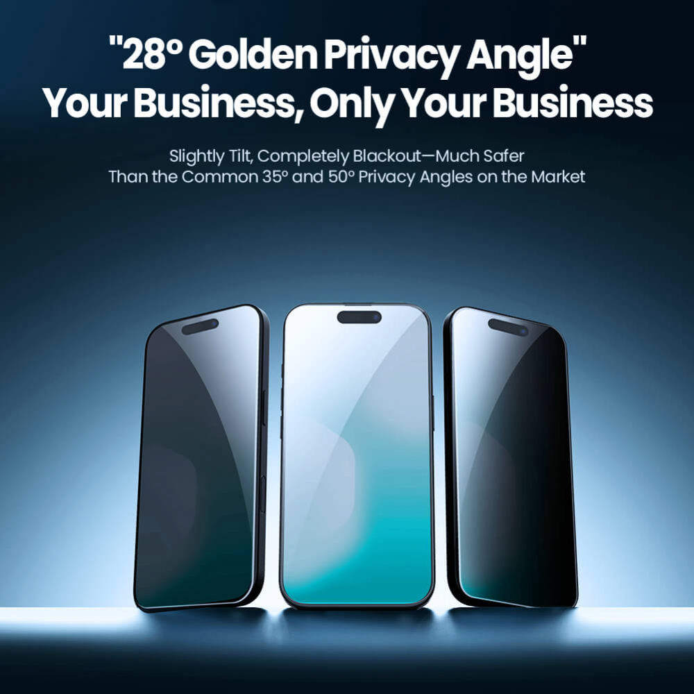 Zastitno staklo Tempered glass Nillkin Guardian Privacy za iPhone 17 6.3 (sa kalupom)