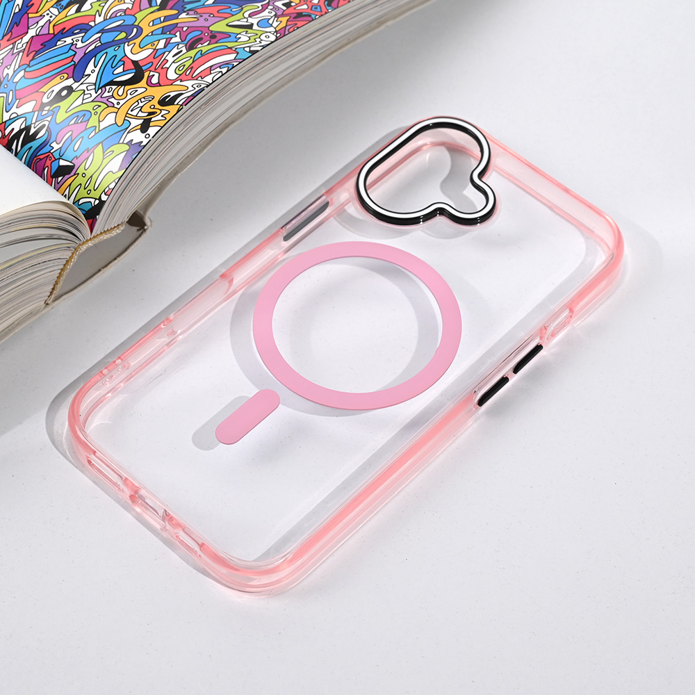Torbica Magsafe Color Pop za iPhone 16 6.1 roze