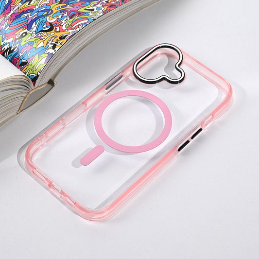 Torbica Magsafe Color Pop za iPhone 16 6.1 roze