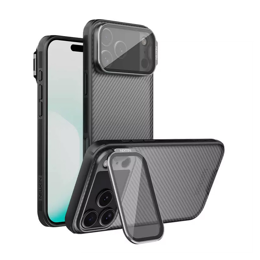 Torbica Nillkin CamShield Prop za iPhone 17 Pro Max 6.9 crna (transparent kamera)