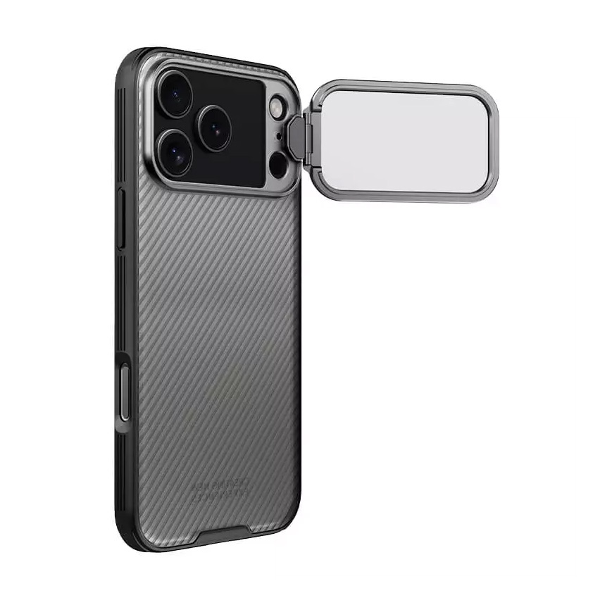 Torbica Nillkin CamShield Prop za iPhone 17 Pro Max 6.9 crna (transparent kamera)