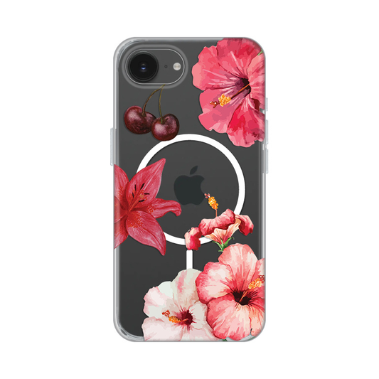 Torbica Print Magsafe za iPhone 16e/17e 6.1 Hibiscus