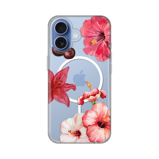 Torbica Print Magsafe za iPhone 17 6.3 Hibiscus