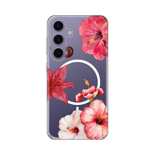Torbica Print Magsafe za Samsung S921B Galaxy S24 Hibiscus