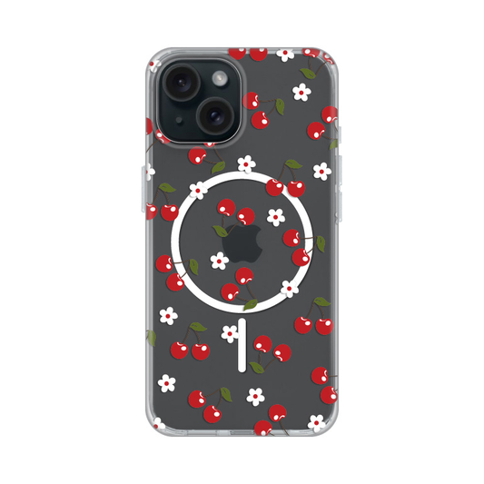 Torbica Print Magsafe za iPhone 15 6.1 Cute Cherries