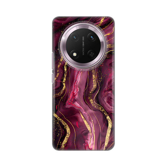 Torbica Silikonska Print za Honor Magic 7 Lite Burgundy