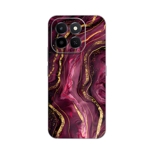 Torbica Silikonska Print za Honor X6c Burgundy
