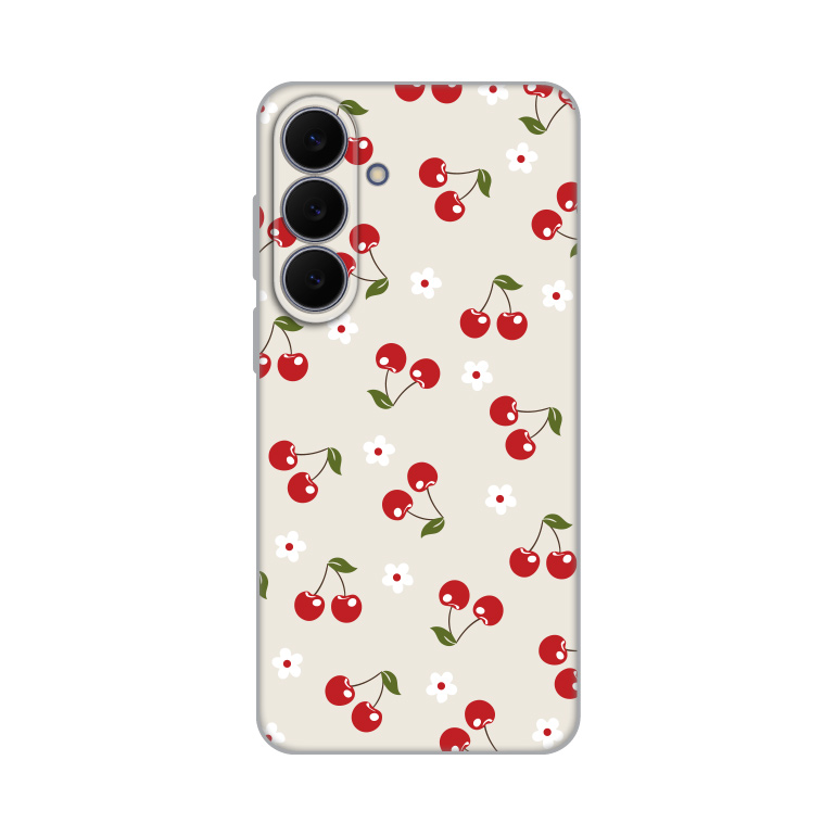 Torbica Silikonska Print za Samsung S731B Galaxy S25 Fe Cherry and Flowers