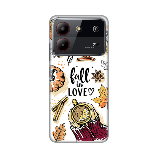 Torbica Silikonska Print za ZTE Blade A54 Fall in Love