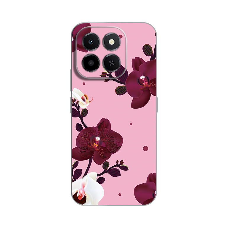 Torbica Silikonska Print Skin za Honor X6c Pink Orchid