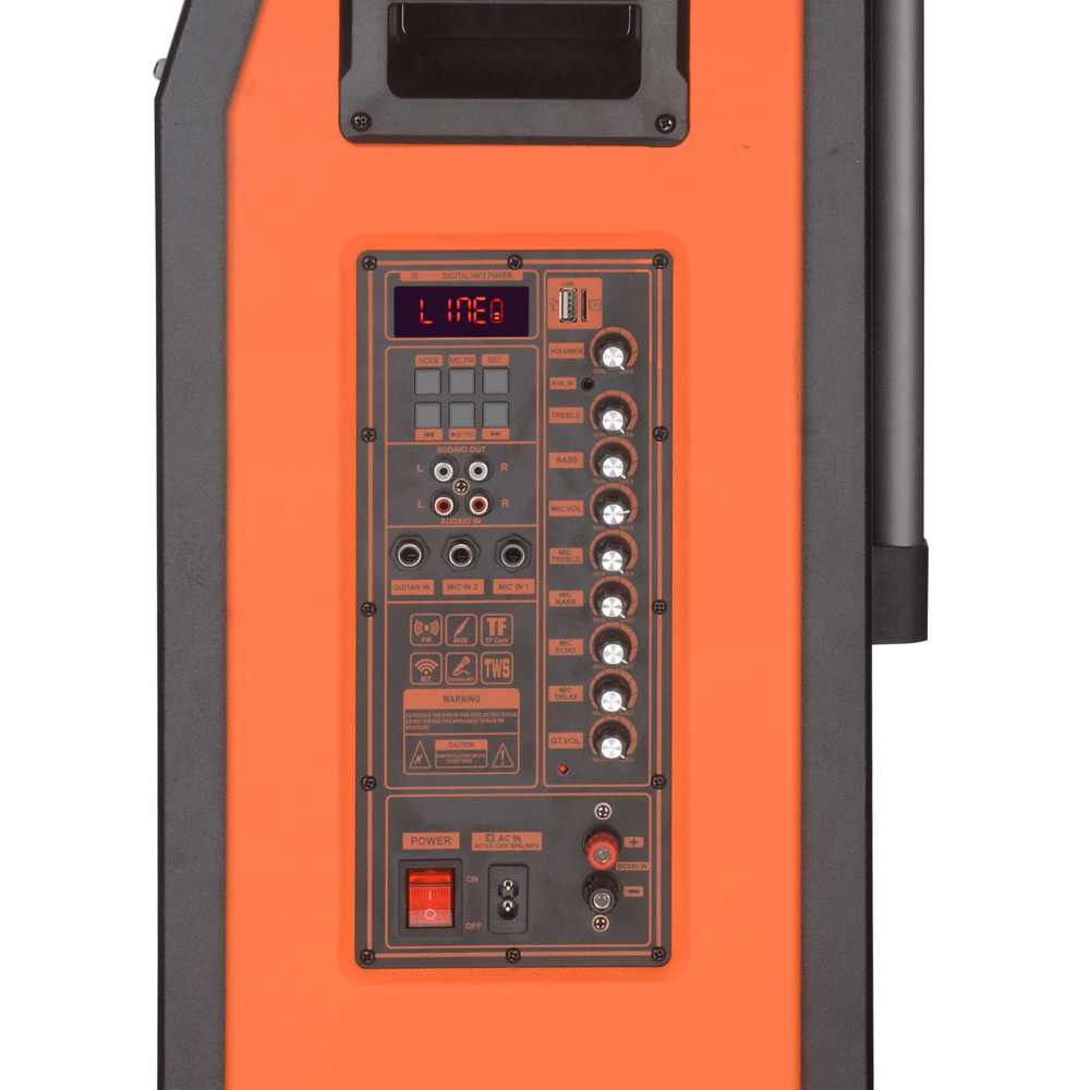 Bluetooth zvucnik NDR-112R 80w narandzasti