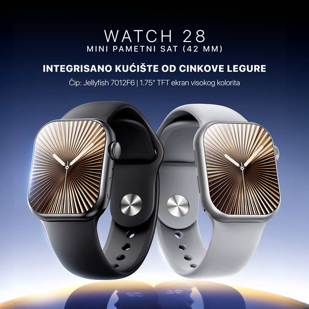 Smart watch REMAX Watch28 42mm crni