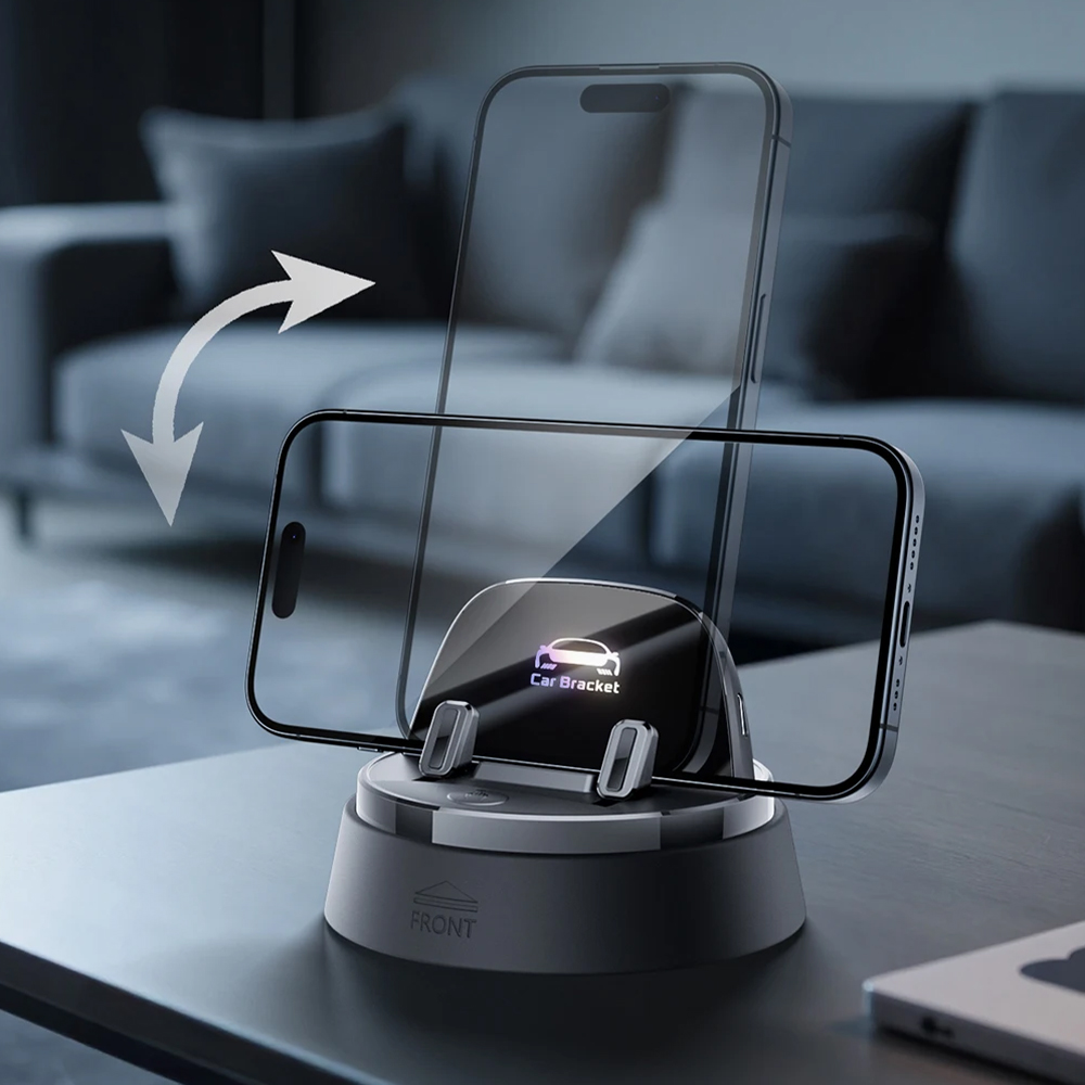 Auto stalak univerzalni automatic 360 crni
