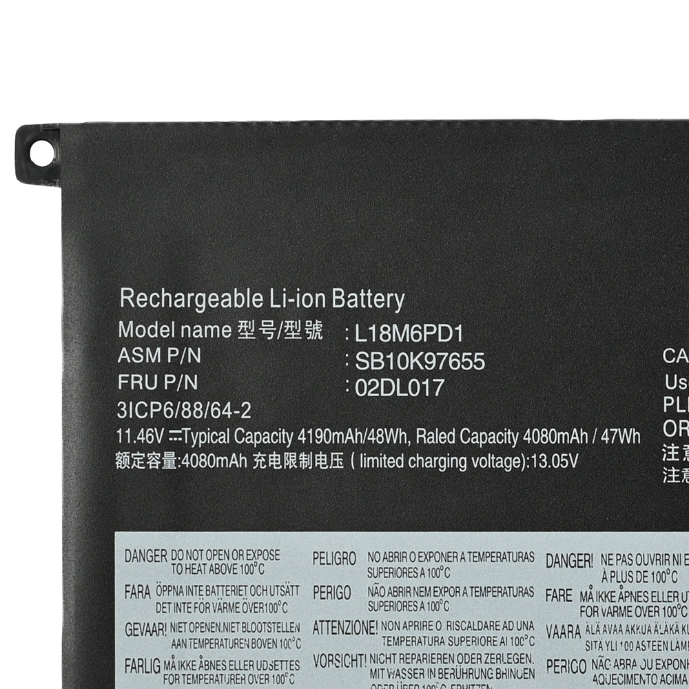 Baterija za laptop Lenovo X13, X390, X395 HQ2200 B