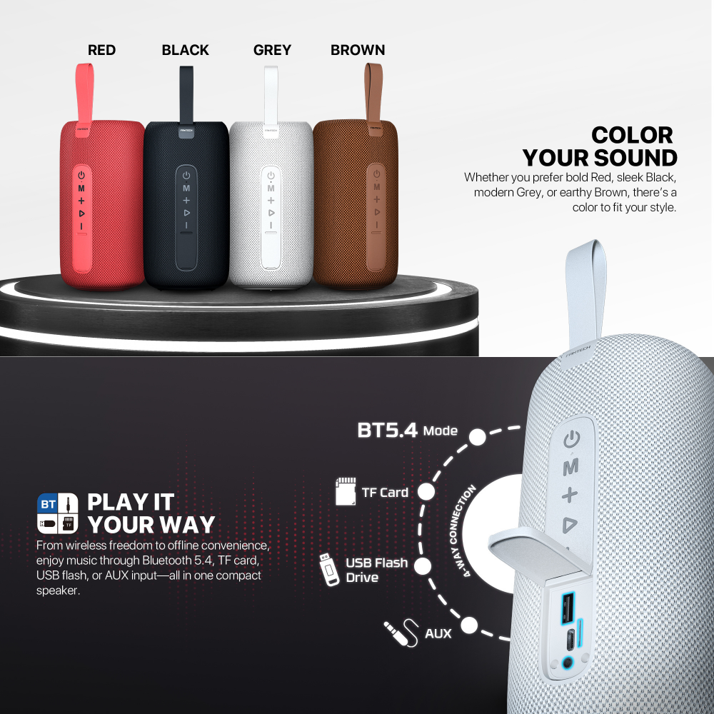 Bluetooth zvucnik Fantech BS159 NeraBox sivi