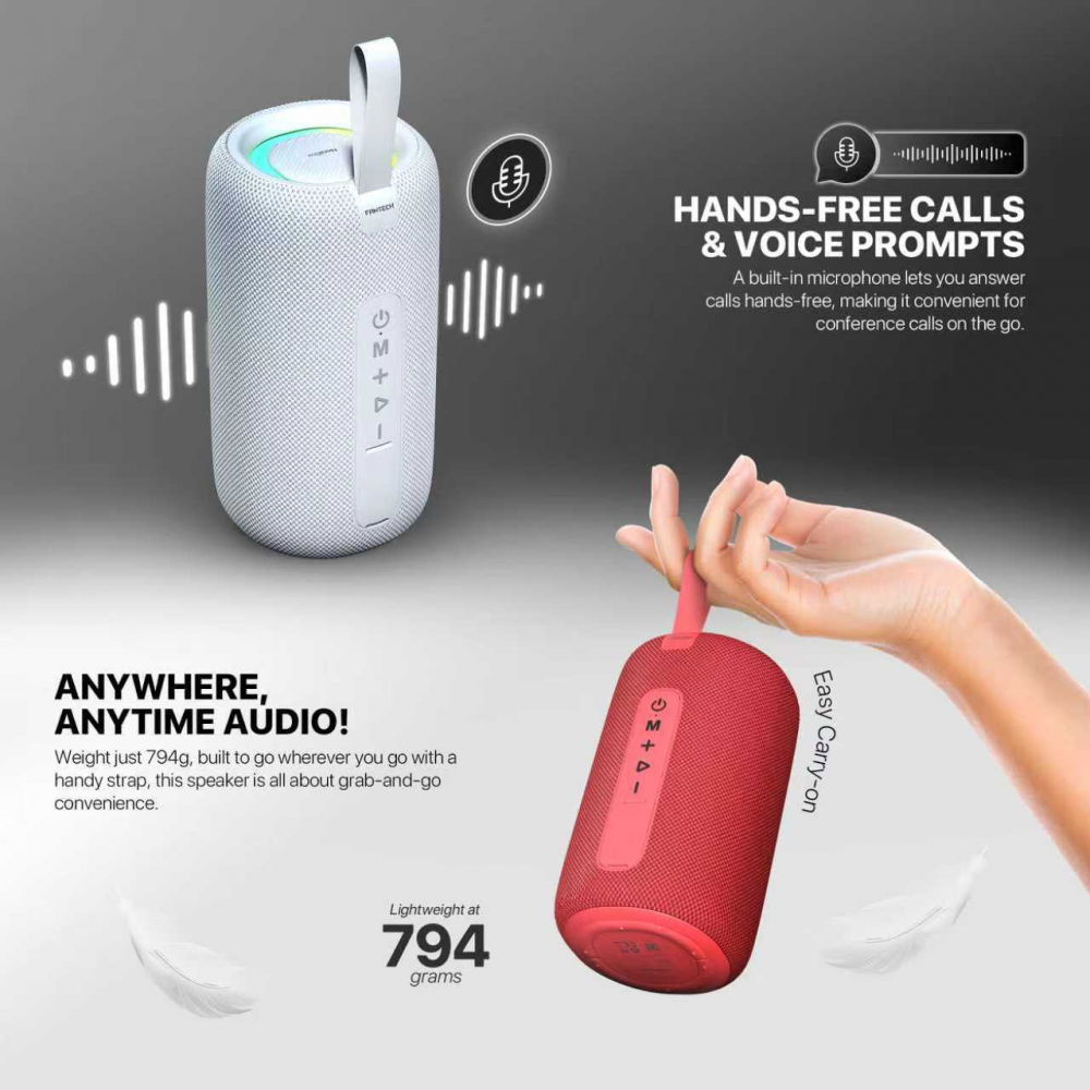 Bluetooth zvucnik Fantech BS159 NeraBox sivi