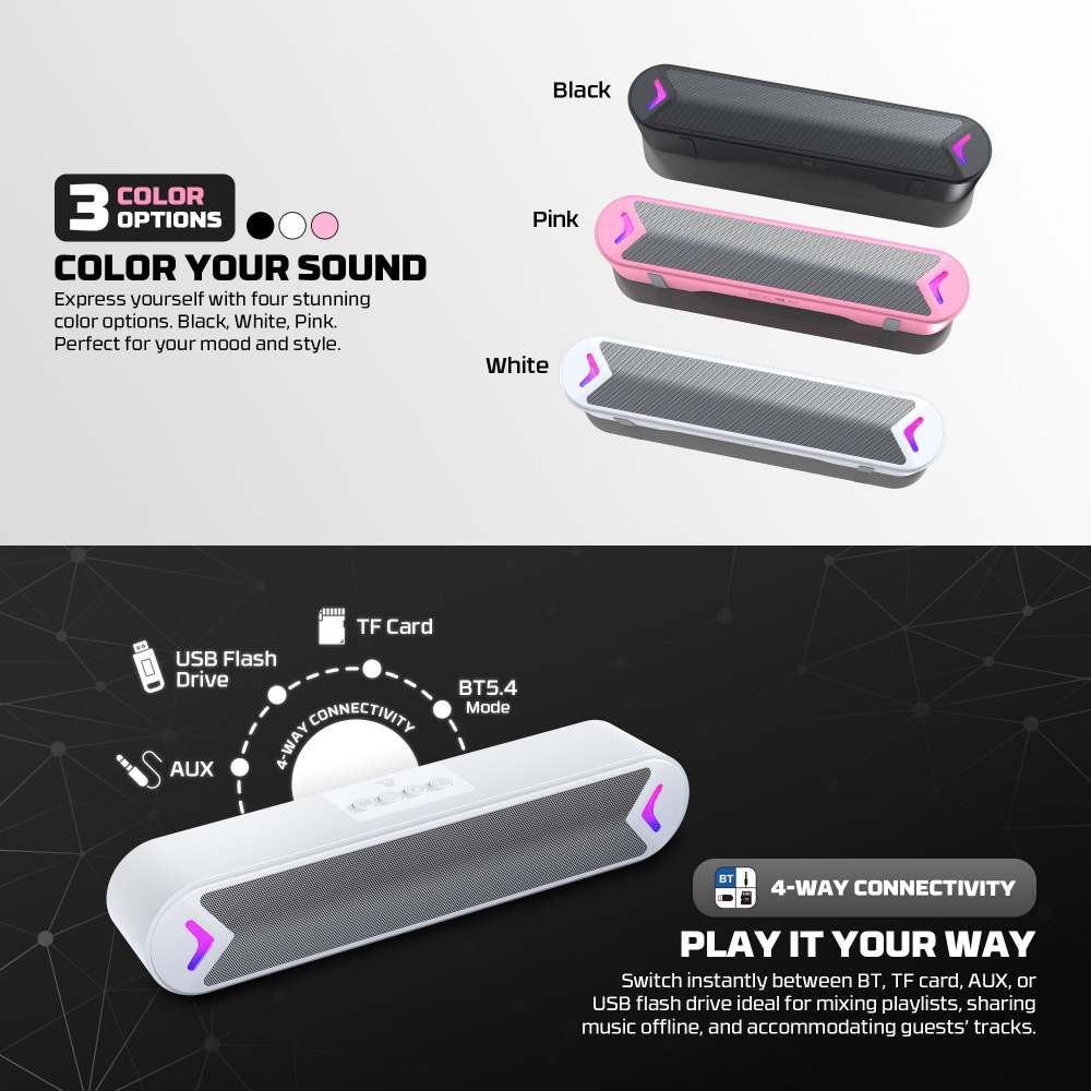 Bluetooth zvucnik Fantech BS160 GROOVE BAR crni