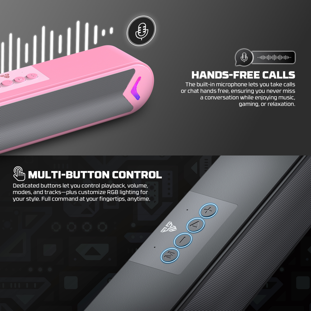 Bluetooth zvucnik Fantech BS160 GROOVE BAR pink