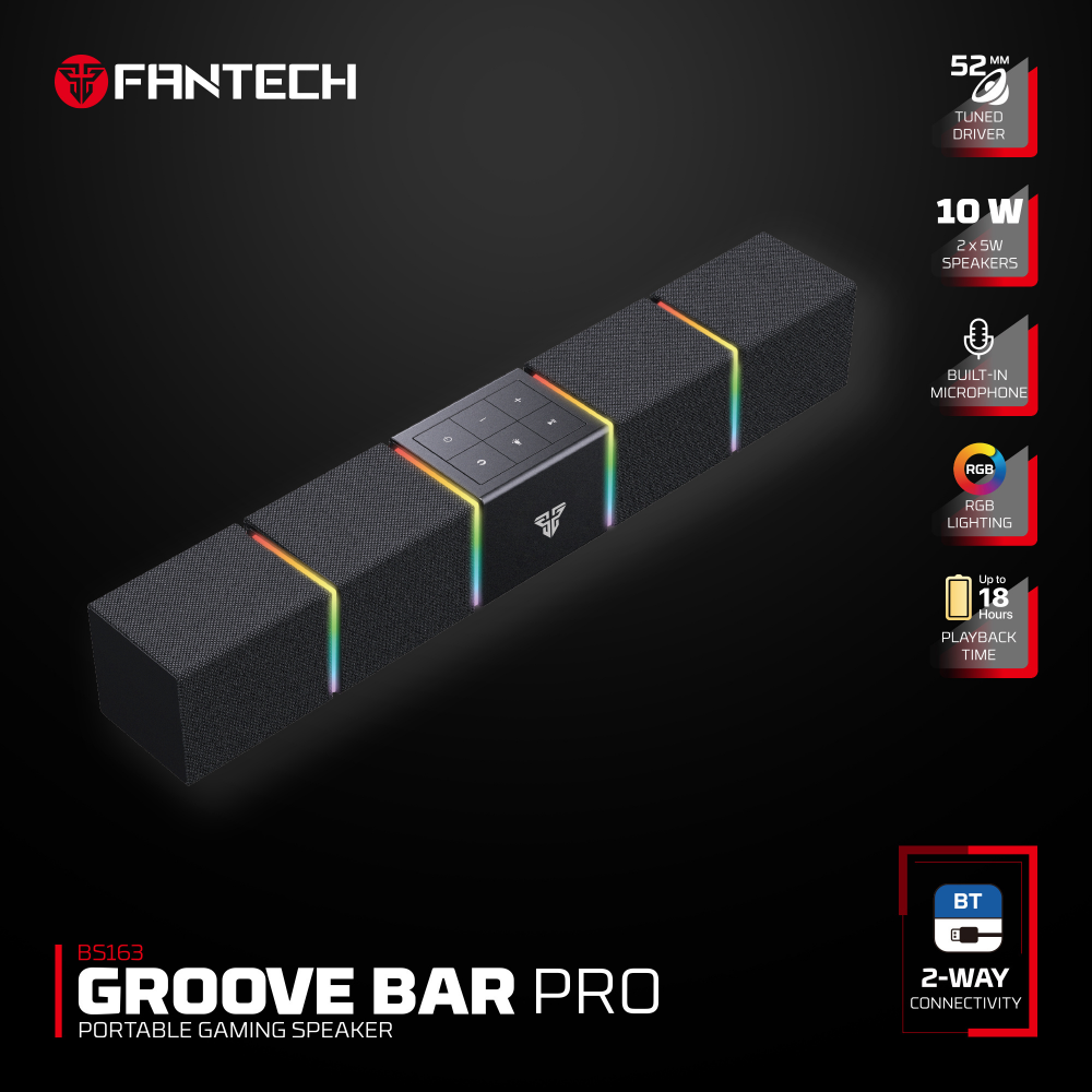Bluetooth zvucnik Fantech GROOVE BAR PRO BS 163 crni