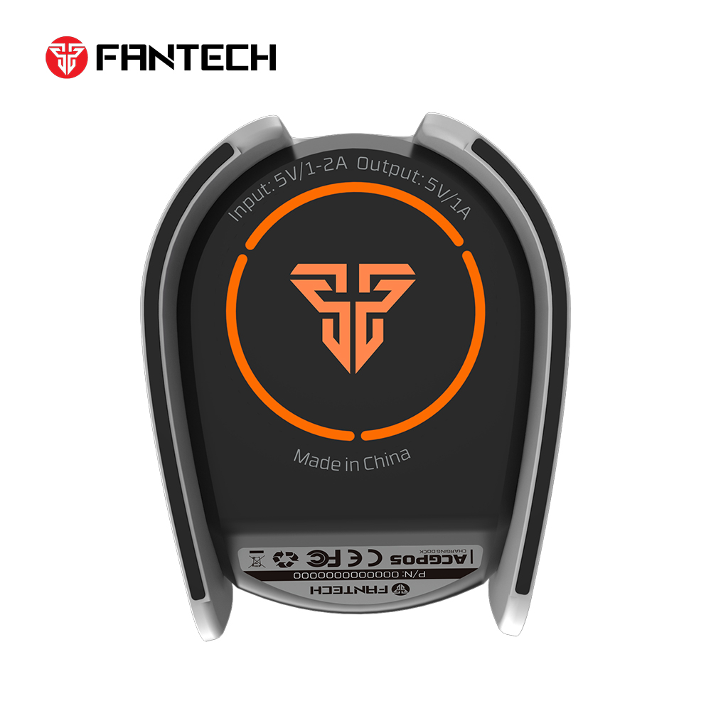 Joypad wireless charging dock Fantech ACGP05 WGP16, PS5 compatible sivi
