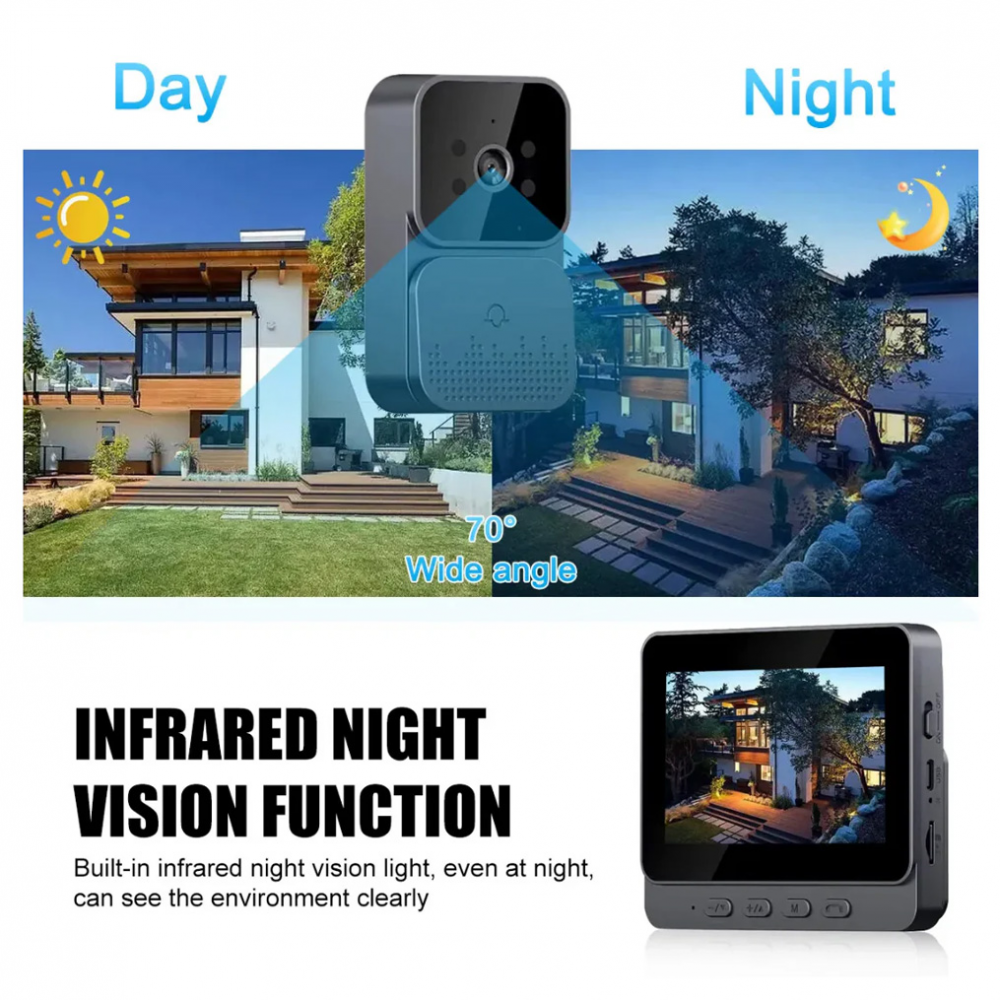 Video pametno zvono JWD 2.4G Smart Home Wireless