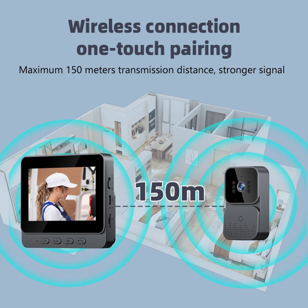 Video pametno zvono JWD 2.4G Smart Home Wireless