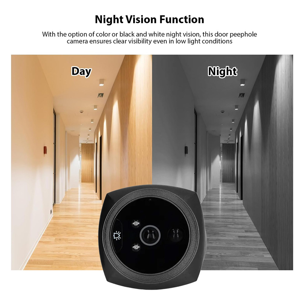 Video pametno zvono JWD Cat Eye za vrata ugradno Wireless