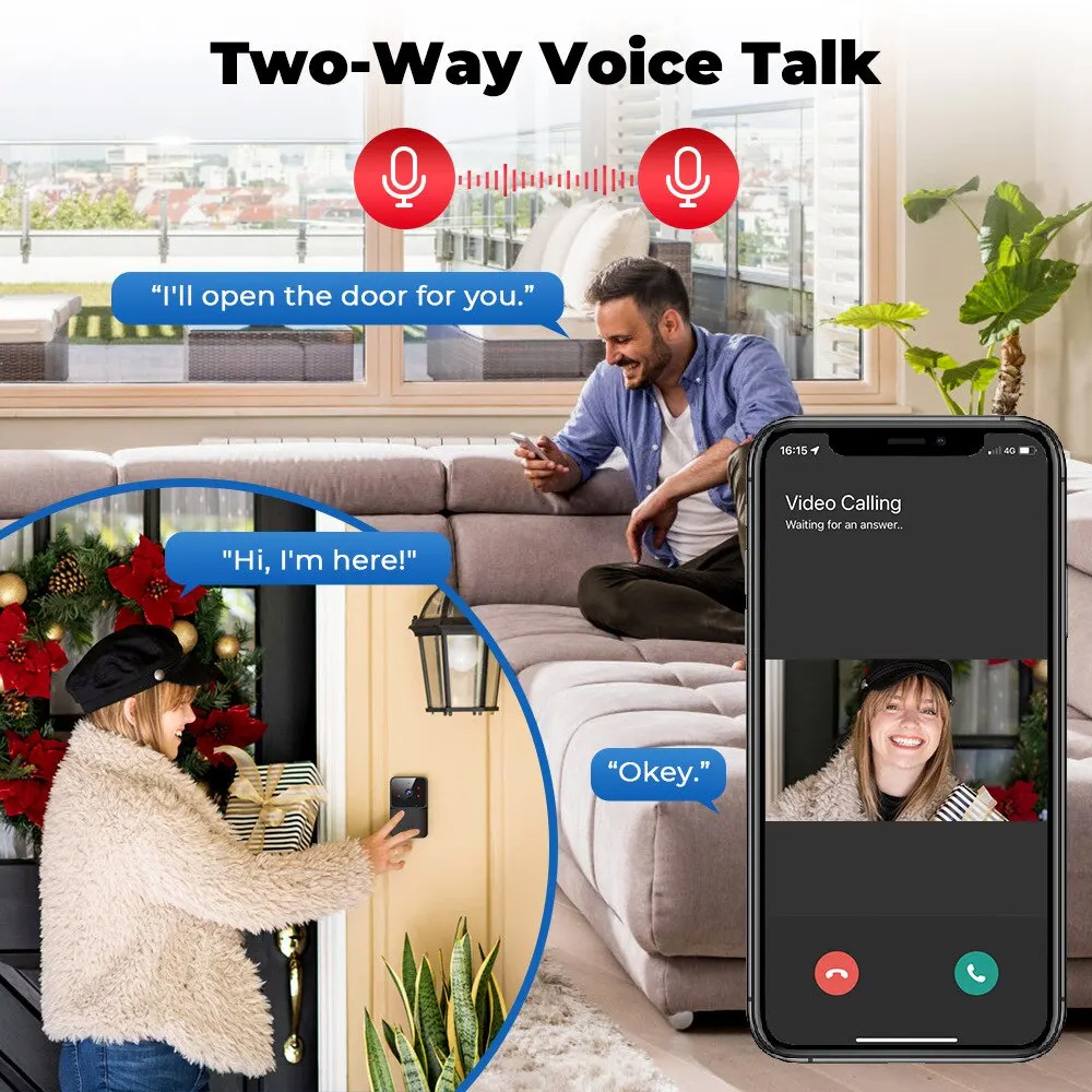Video pametno zvono JWD Mini Wireless