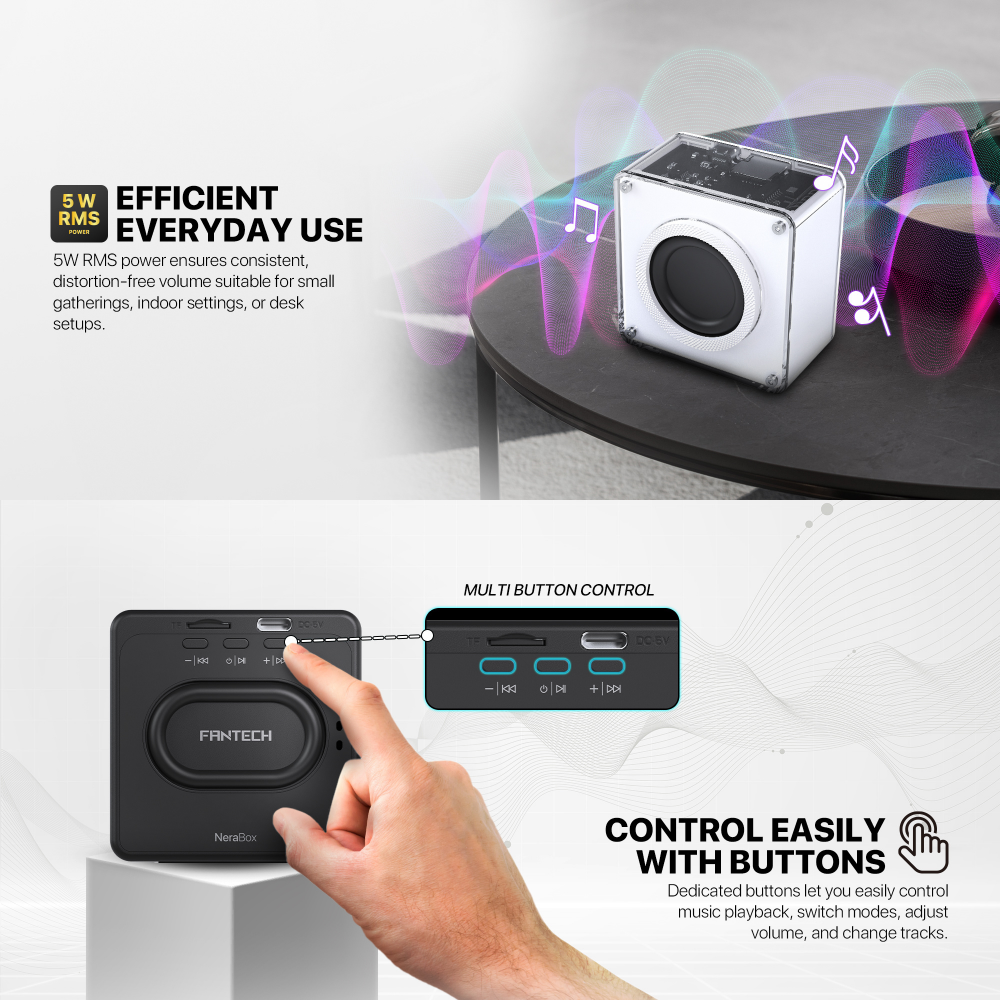 Bluetooth zvucnik Fantech BS152 NeraBox roze