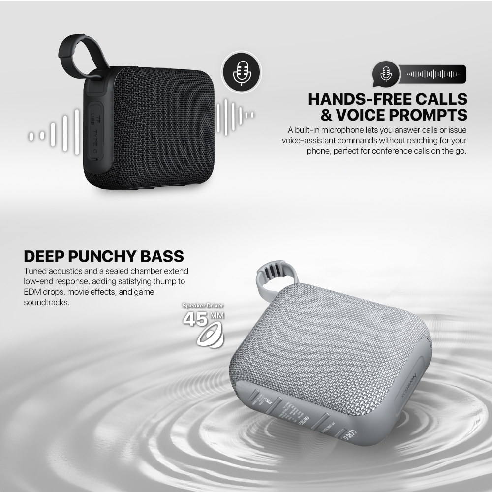 Bluetooth zvucnik Fantech BS153 NeraBox sivi