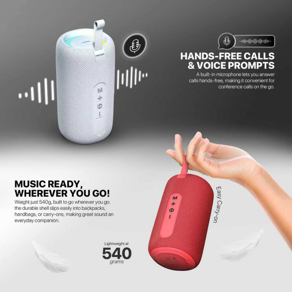 Bluetooth zvucnik Fantech BS158 NeraBox sivi