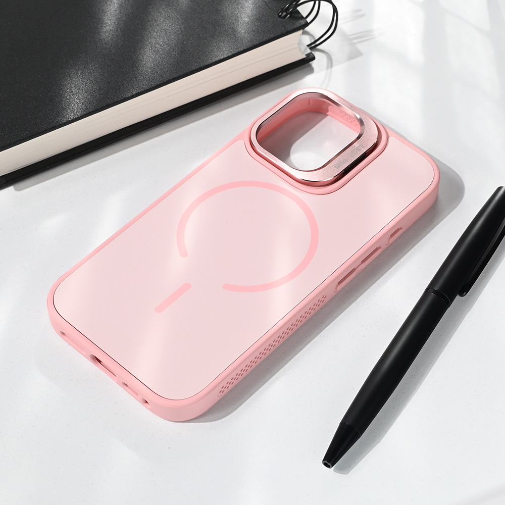 Torbica Magsafe Matte Shield za iPhone 16 6.1 roze