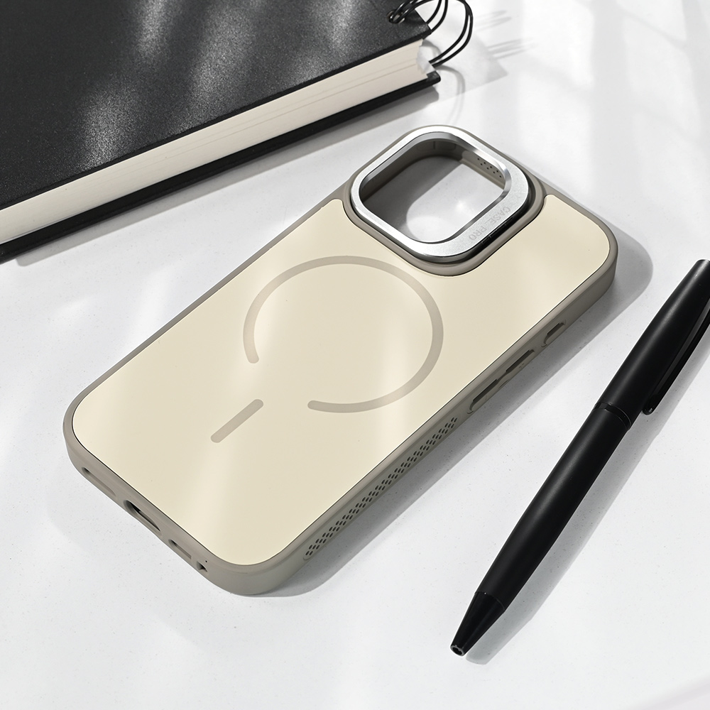 Torbica Magsafe Matte Shield za iPhone 16 6.1 siva
