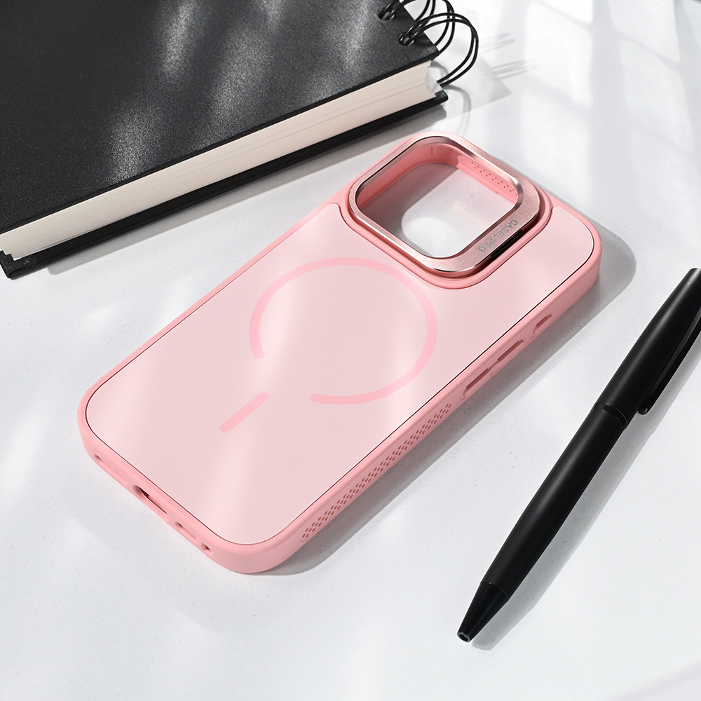 Torbica Magsafe Matte Shield za iPhone 16 Pro 6.3 roze