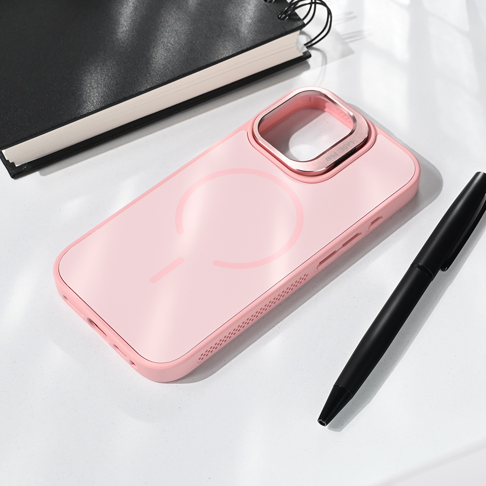 Torbica Magsafe Matte Shield za iPhone 17 6.3 roze